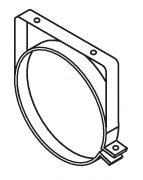 DINEX 18800 Holder, exhaust pipe